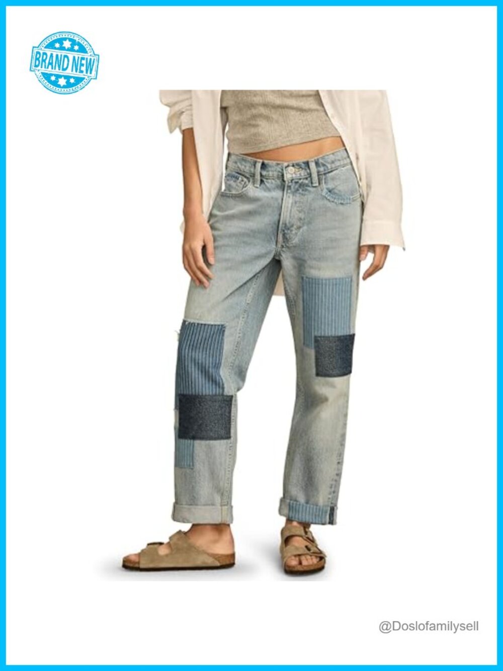 Lucky Brand Legend Mid Rise Boyfriend Jeans Relaxed Fit Stretch Denim